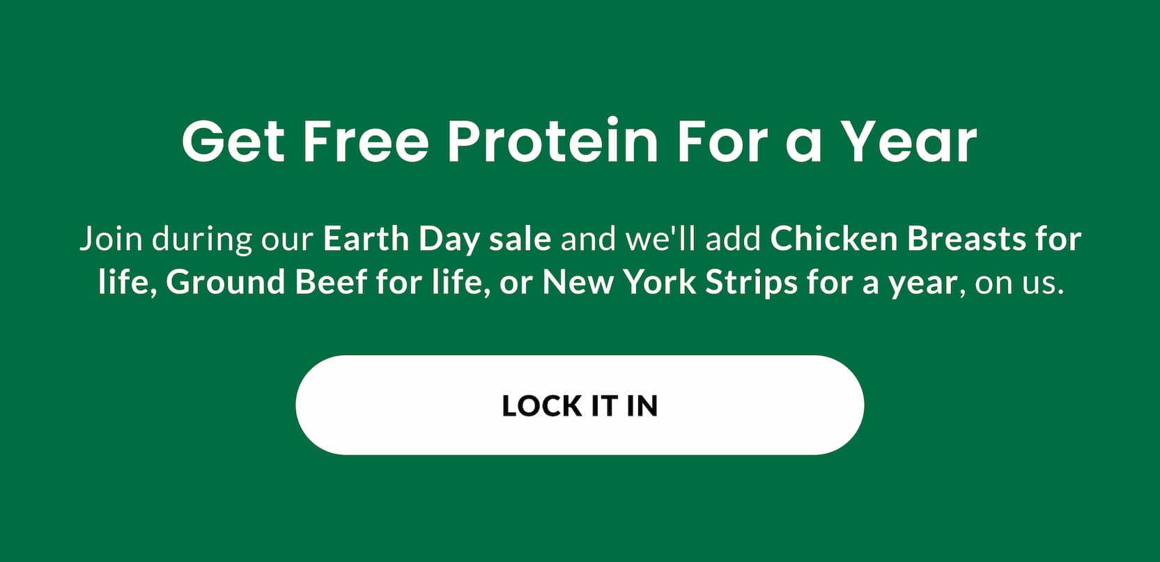 Get Free Premium Protein For a Year | LOCK IT IN