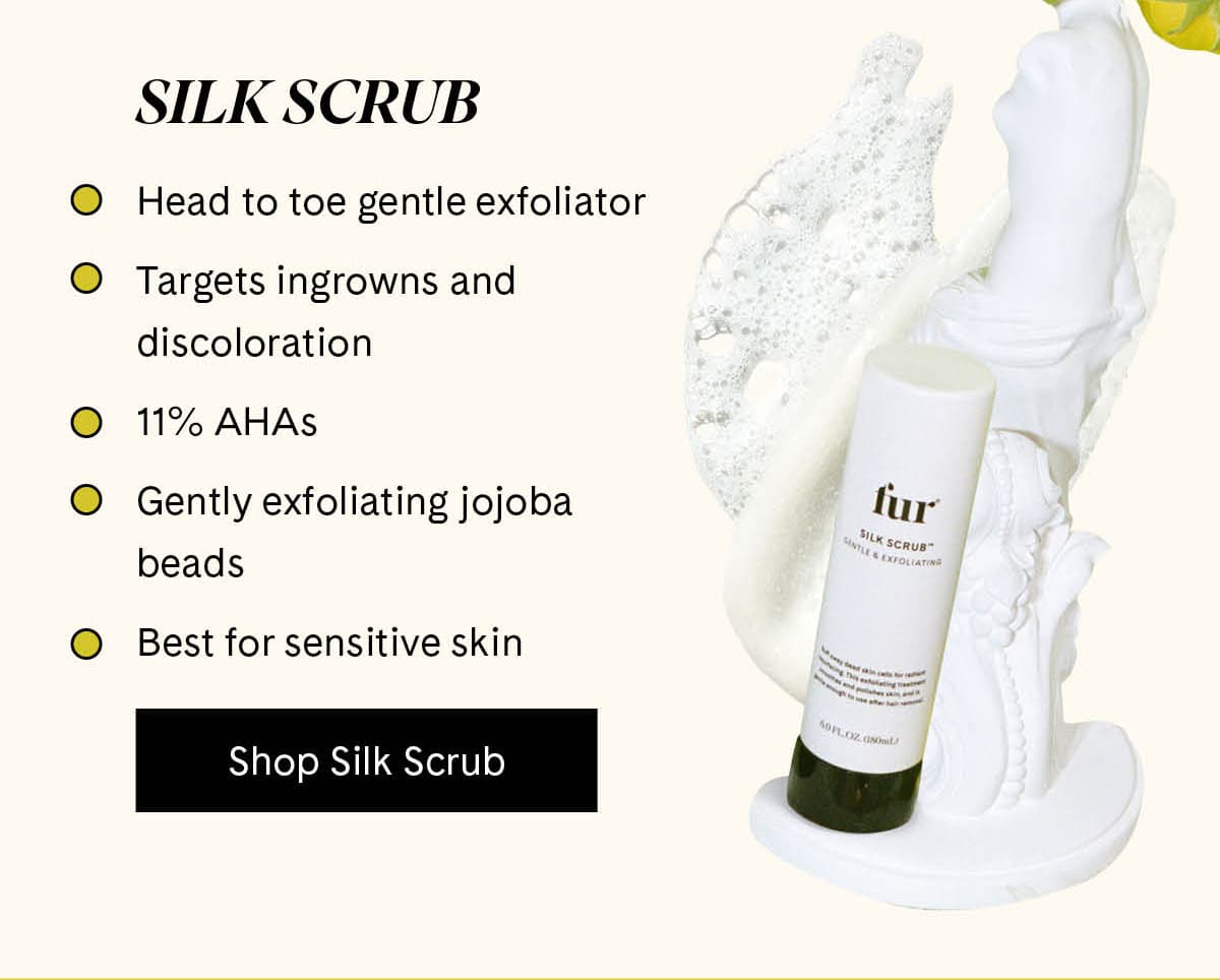 The difference between our 2 exfoliators Fur