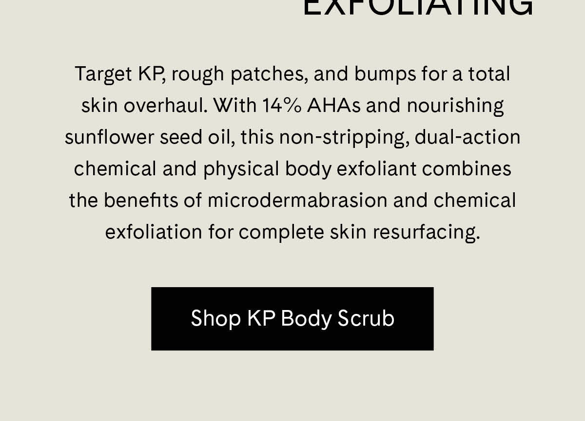 NEW! KP Body Scrub Fur