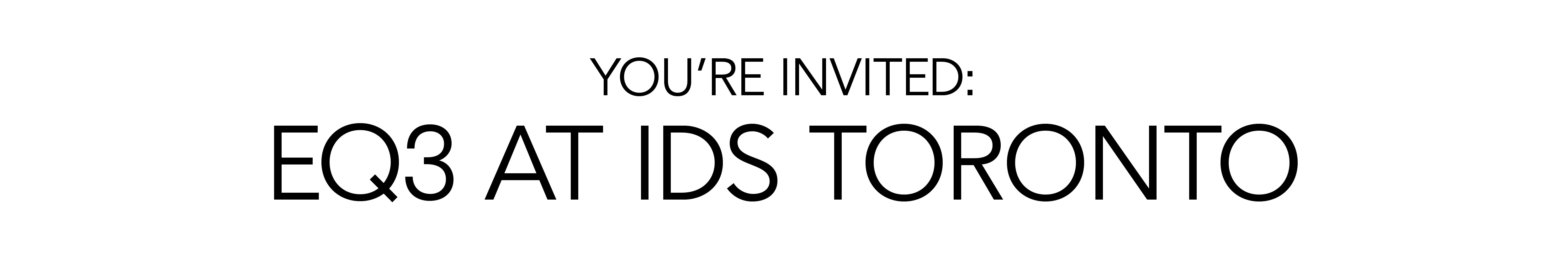 Join us at IDS 2024 EQ3