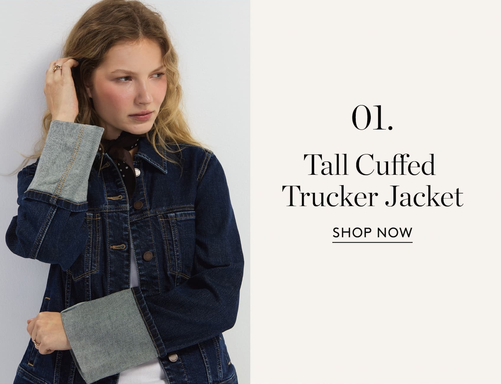 Tall Cuffed Trucker Jacket