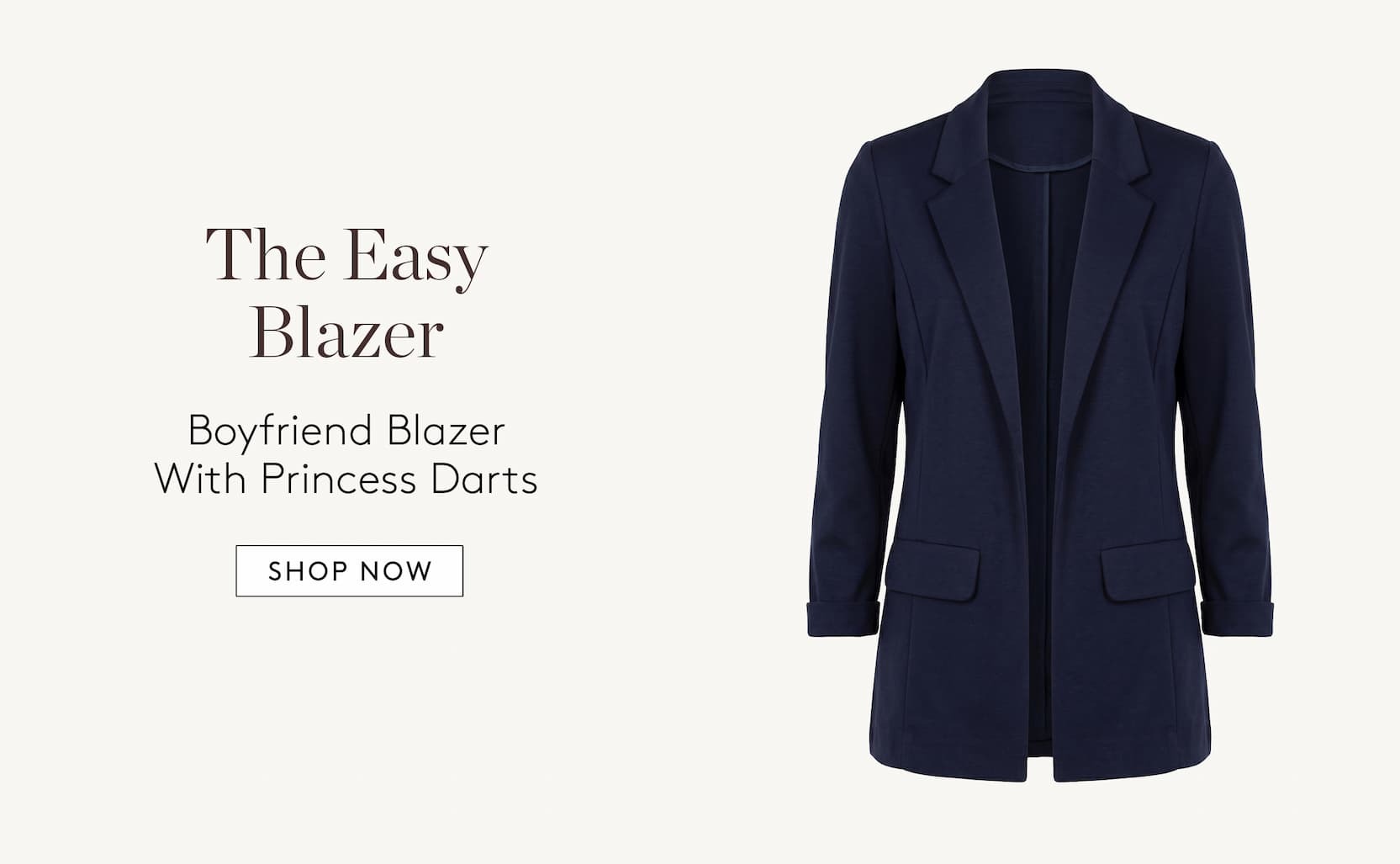 The #1 Versatile Top   Adjustable Sleeve Button Front Woven Top. The Effortless Wide Leg   Kayla Wide Leg Pull-on Trouser. The Modern Puff Sleeve   Snap Front Knit Shirt. The Easy Blazer   Boyfriend Blazer  With Princess Darts. Shop Now.