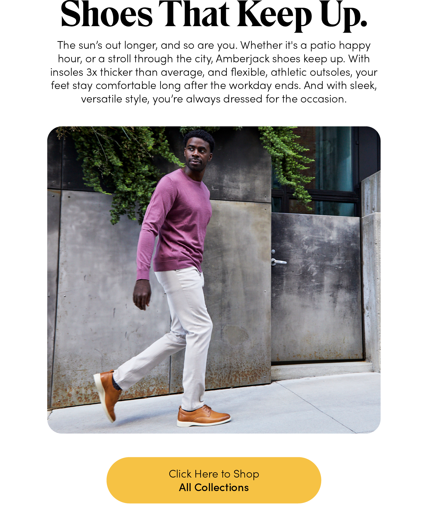 Amberjack - Shoes That Keep Up.