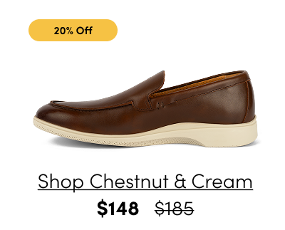 The Loafer Chestnut & Cream
