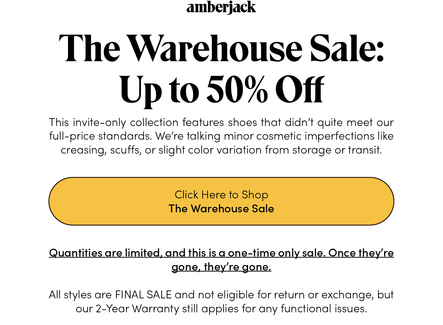 Introducing: The Warehouse Collection