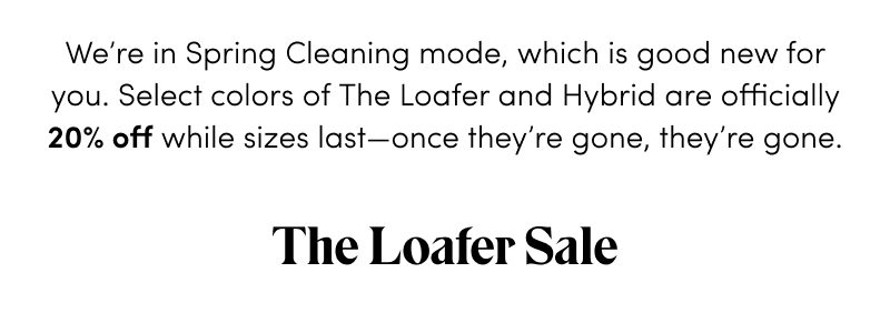 The Loafer Sale