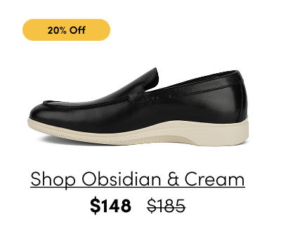 The Loafer Obsidian & Cream