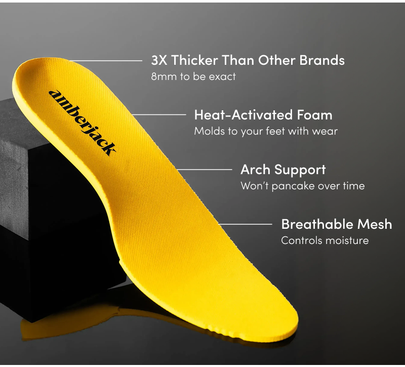 Amberjack Insoles Features