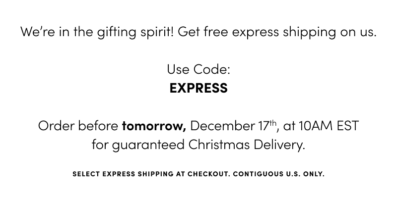 Use Code: EXPRESS