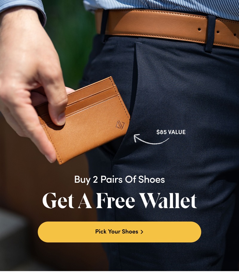 amberjack - Buy 2 Pairs of Shoes Get a Free Wallet