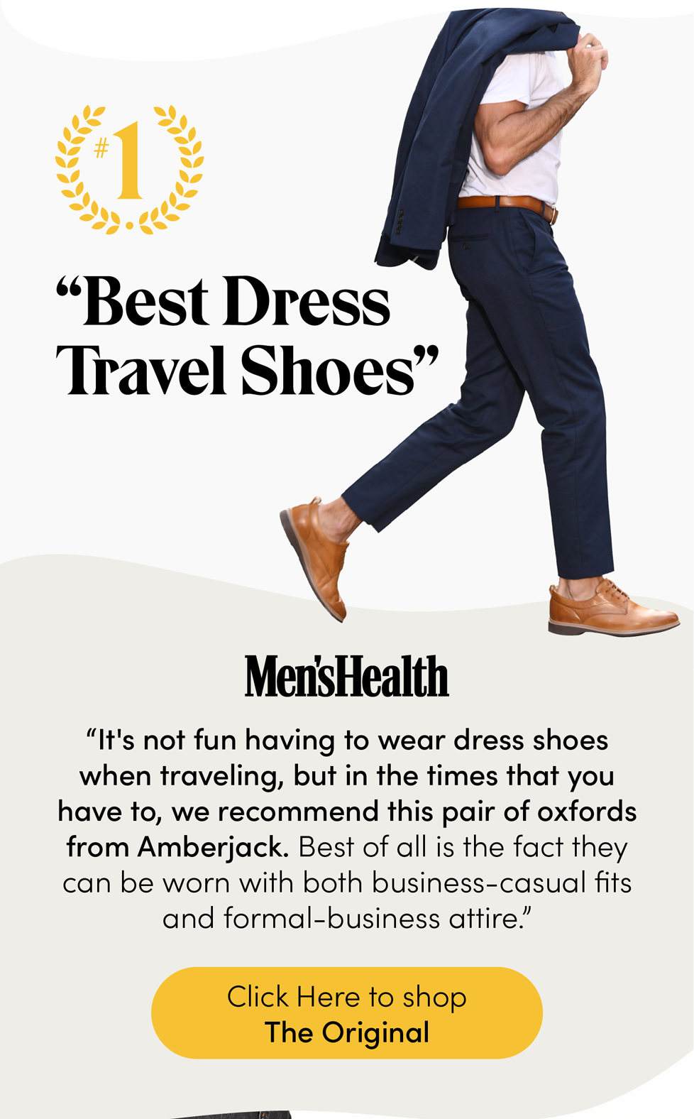 #1 Best Dress Travel Shoes - The Amberjack Originals