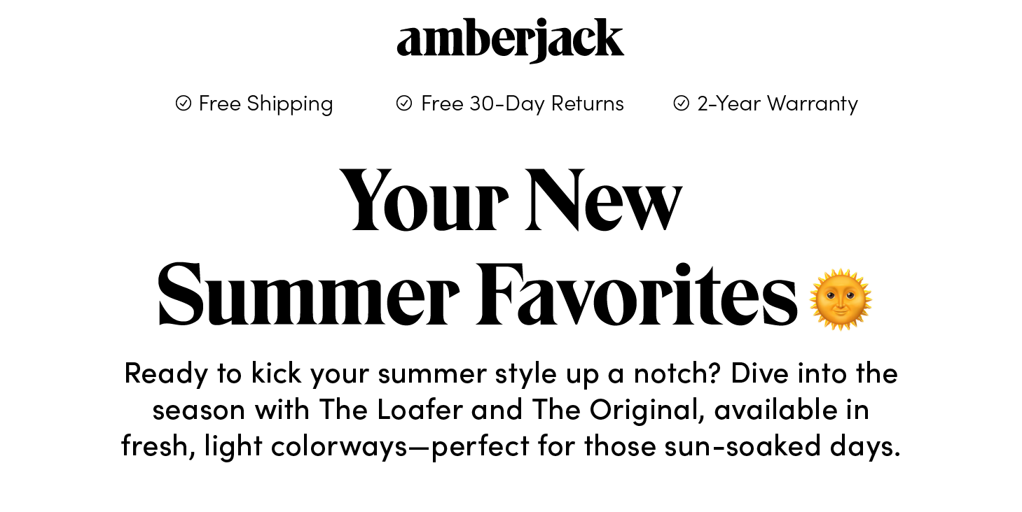 Amberjack - Your New Summer Favorites