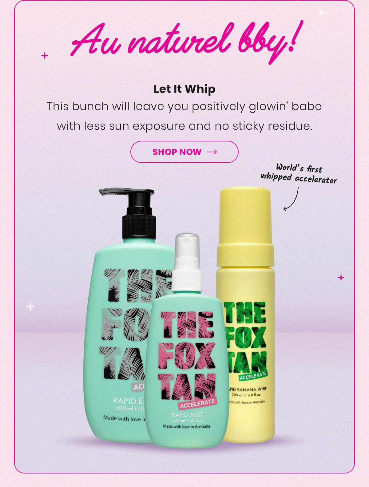 The ESSENTIAL Bundles To Keep You Glowing The Fox Tan