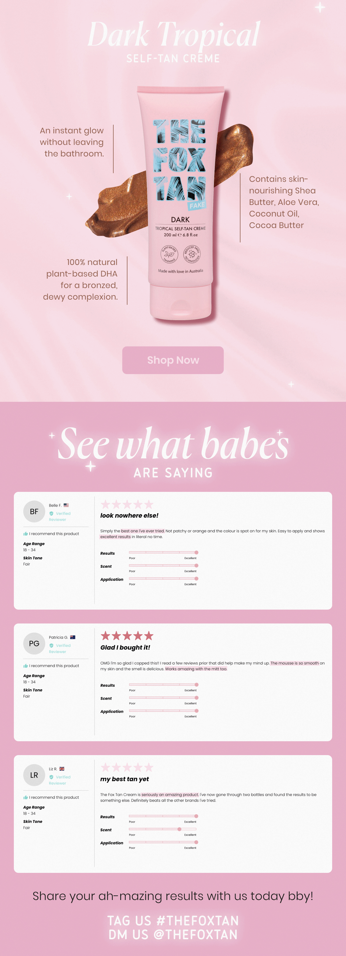 Glow Up To Show Up! 🙌🏽 The Fox Tan