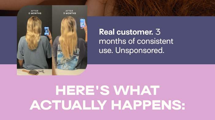 Real customer 3 months of CONSISTENT USE: