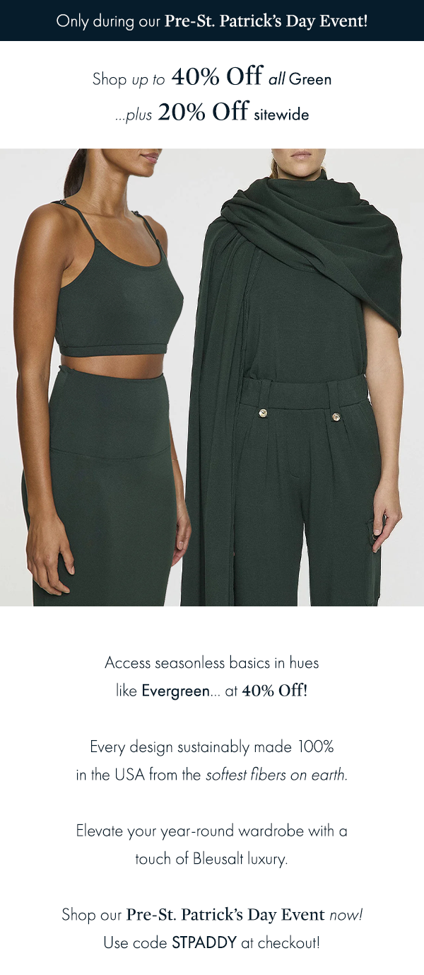 Pre-St Patrick's Sale
