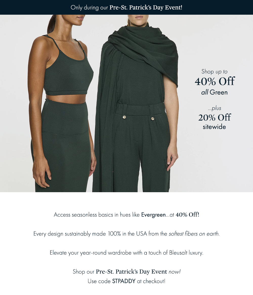 Pre-St Patrick's Sale