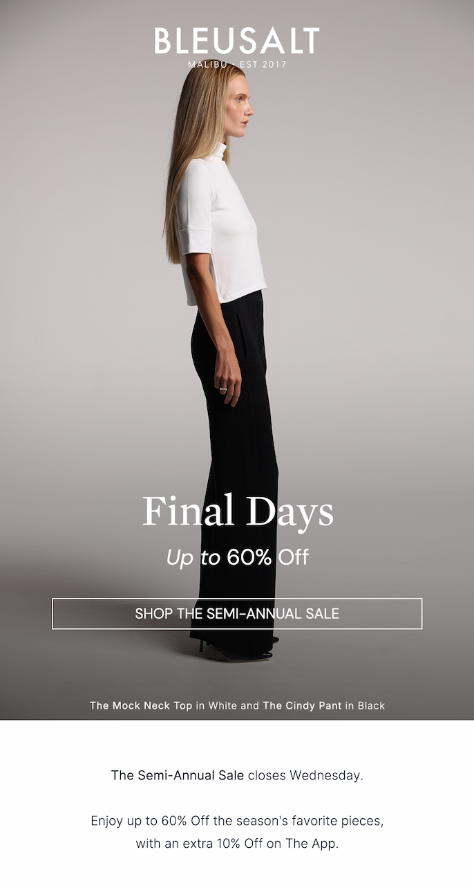 Bleusalt Semi-Annual Sale