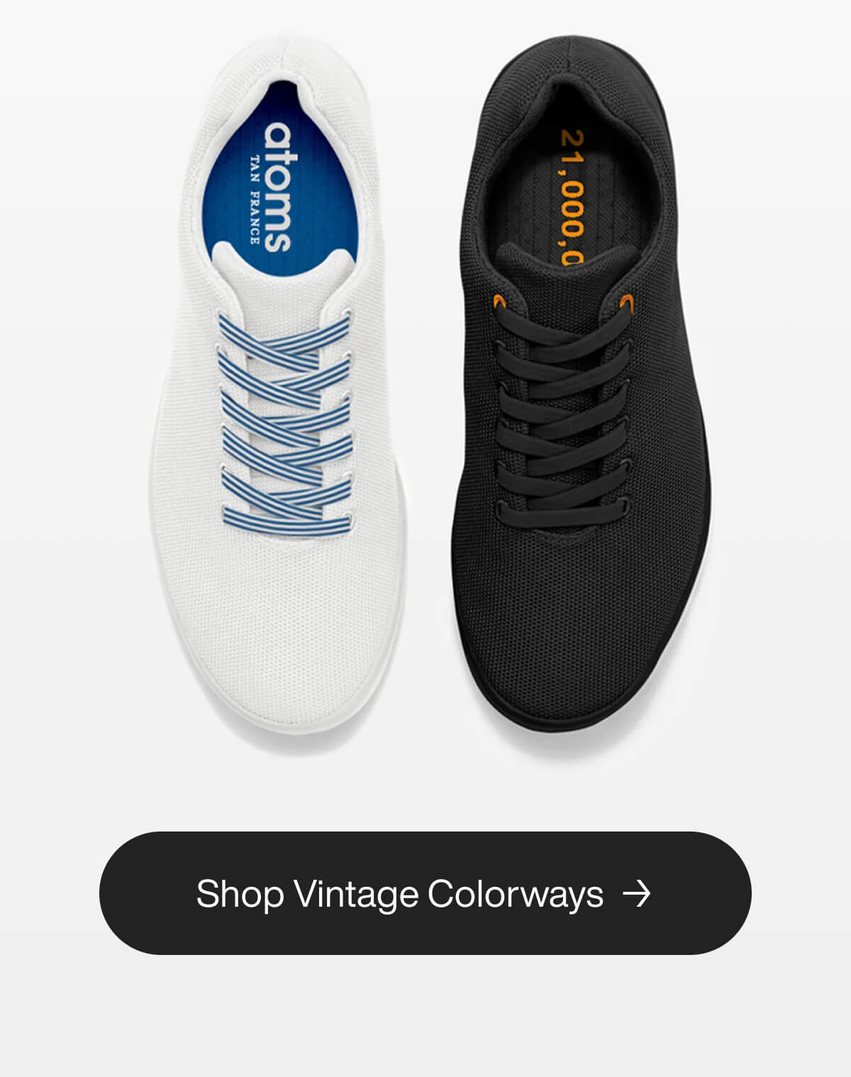 A pair of sneakers featuring the text "model 00000" prominently displayed on the side.