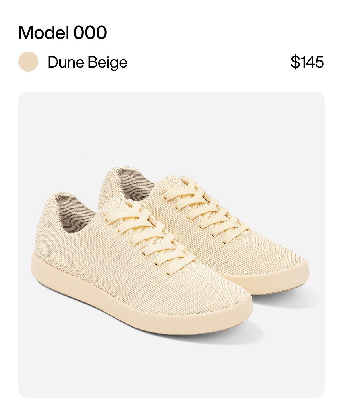 Model 000 Dune Beige. $145