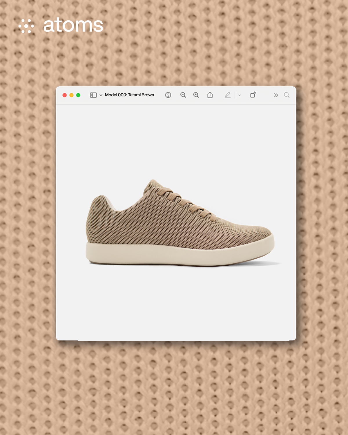 Atoms Tatami Brown