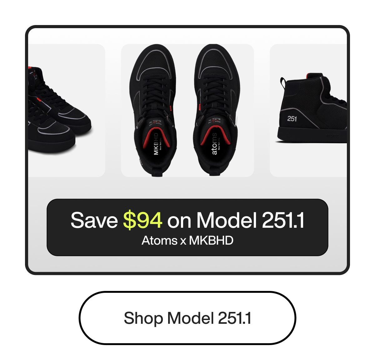 Save $94 on Model 251.1 Atoms x MKBHD Shop Model 251.1