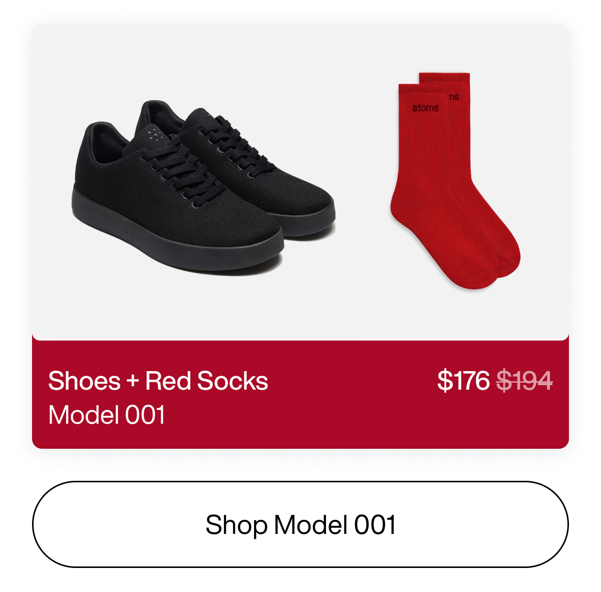 Shoes + Red Shoes $176 Model 001 Shop Model 001