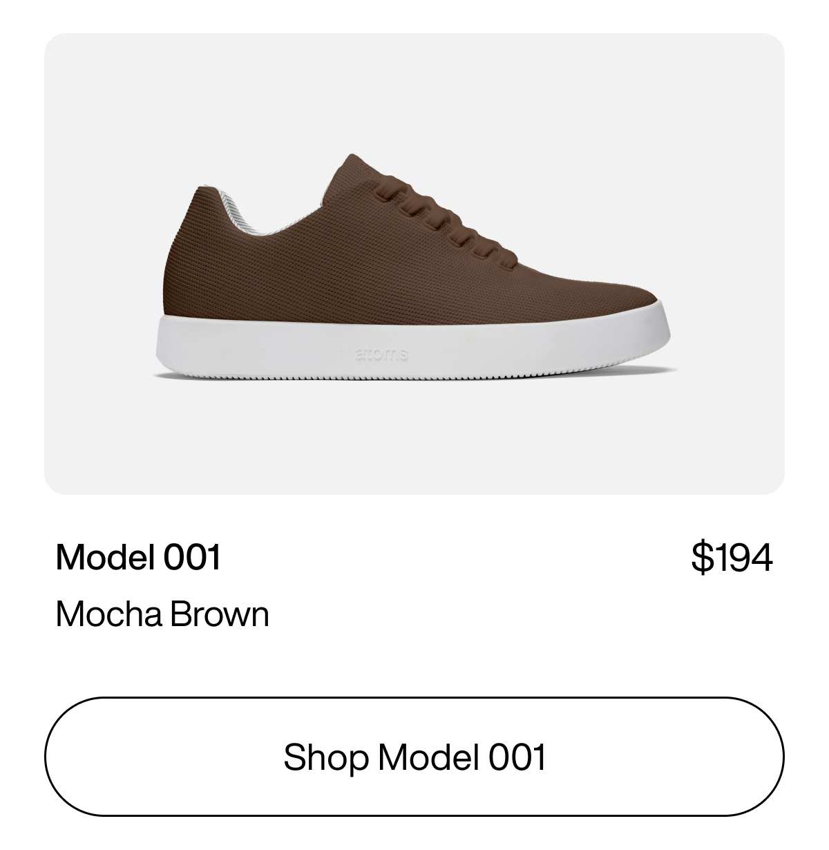 Model 001 - Mocha Brown $194