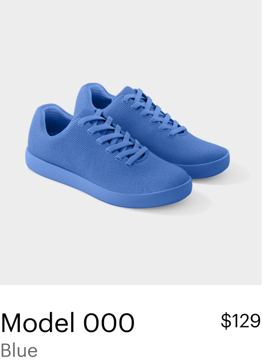 Model 000 Blue. $129. 
