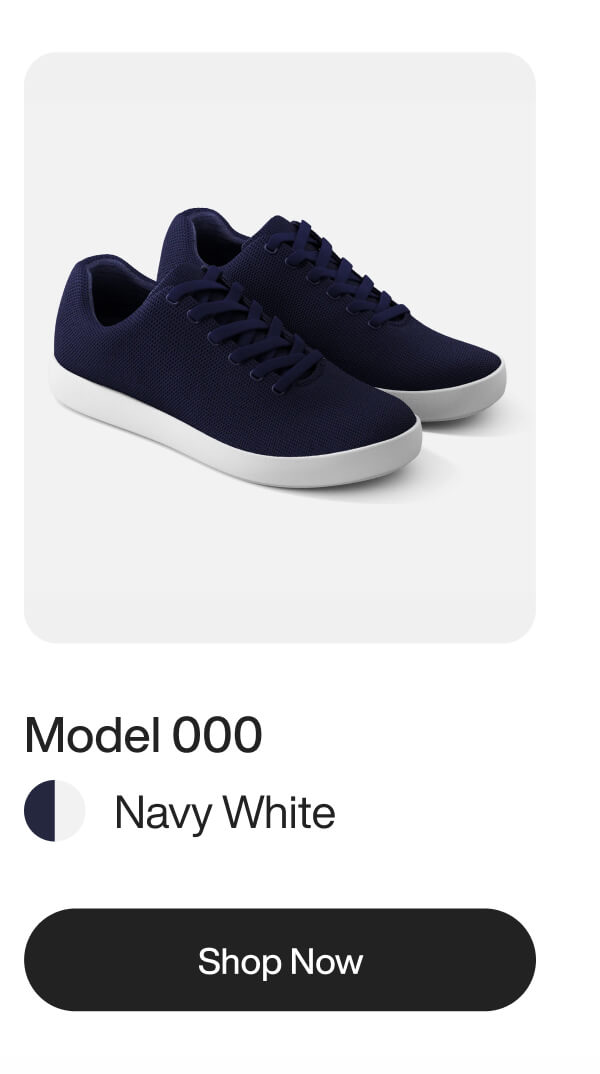 A pair of sneakers featuring the text "model 00000" prominently displayed on the side.