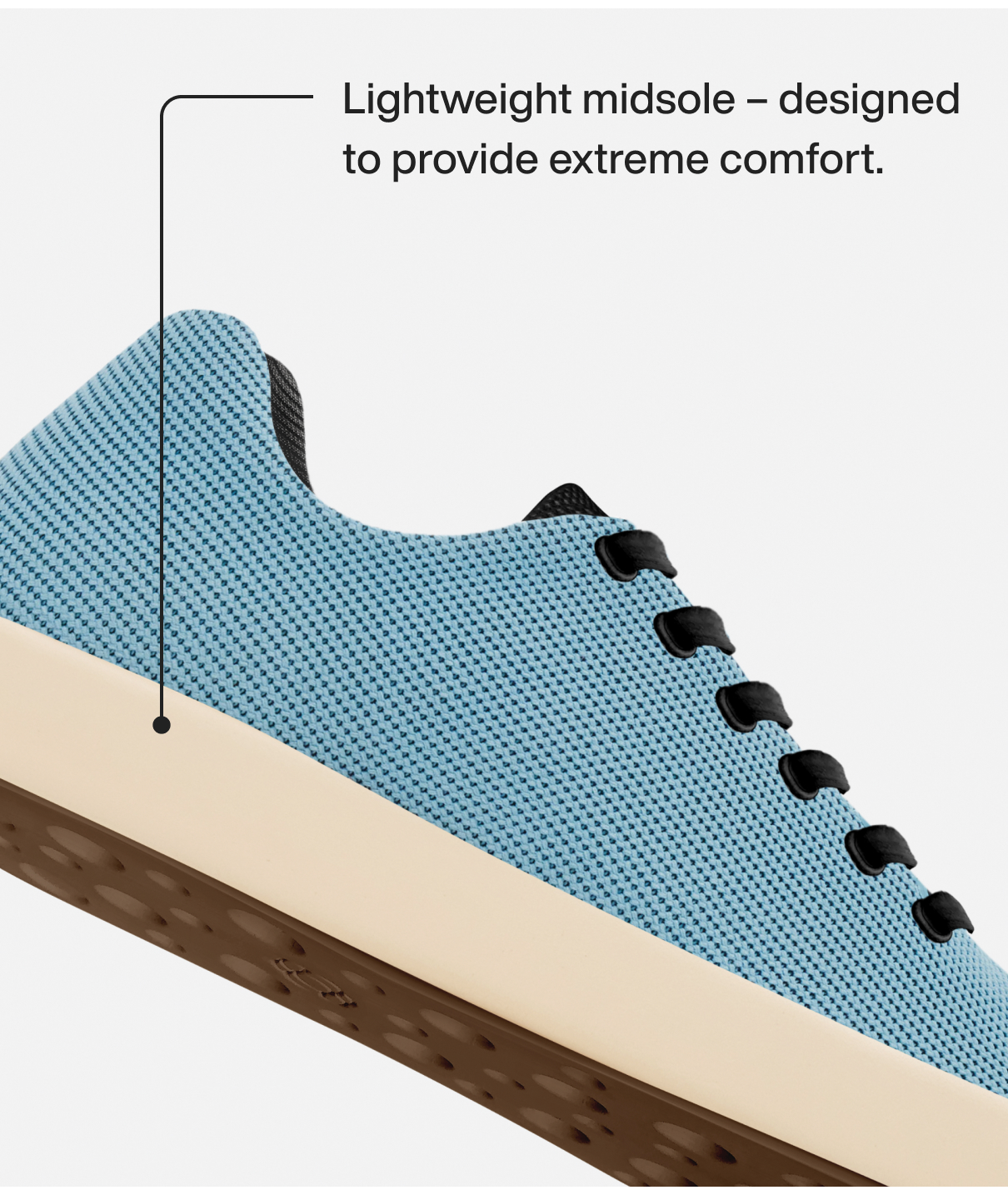 Lightweight midsole – designed  to provide extreme comfort.
