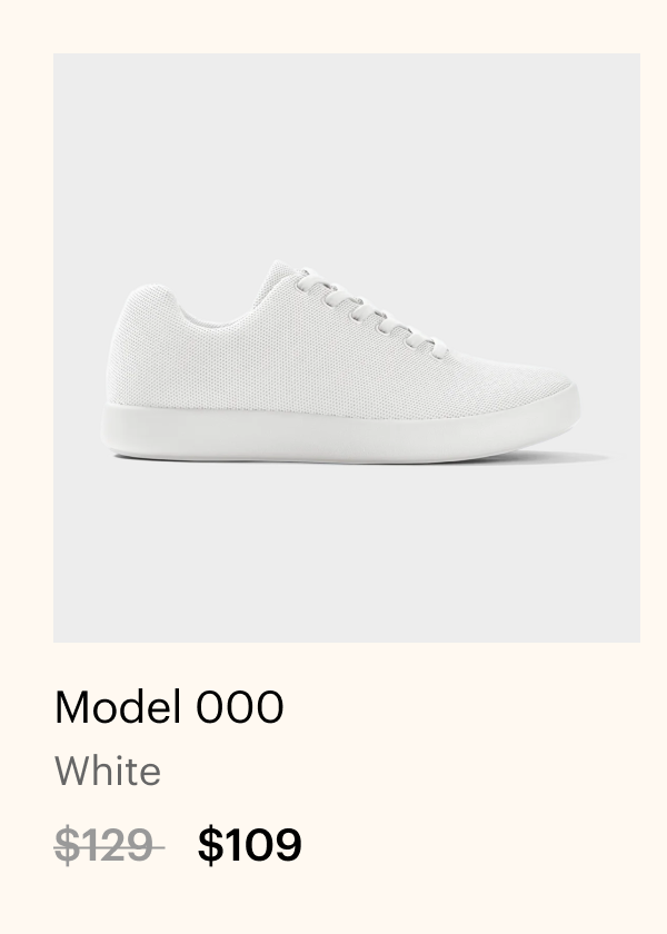 Model 000. White. $109