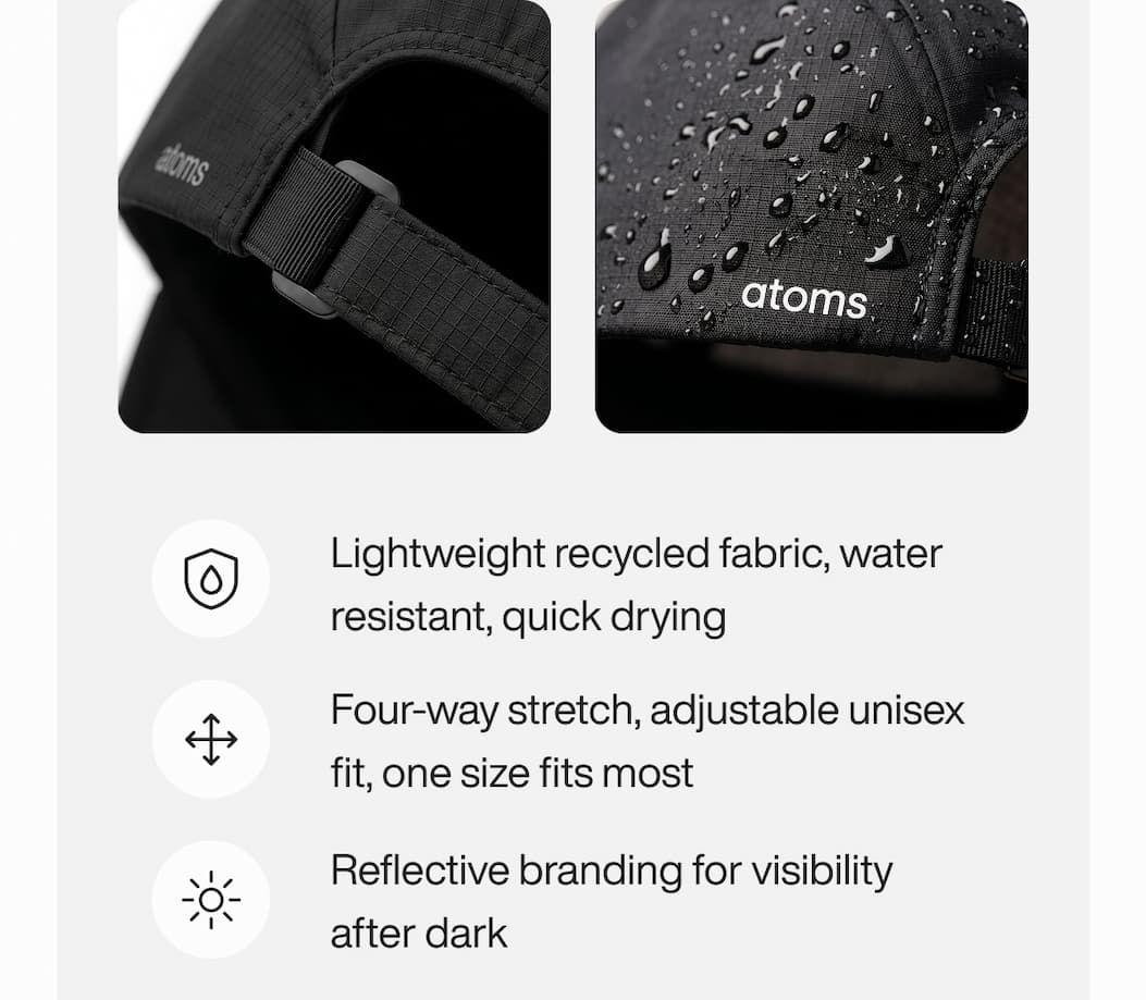 Lightweight recycled fabric, water resistant, quick drying