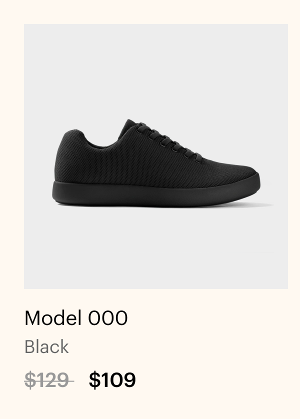 Model 000. Black. $109