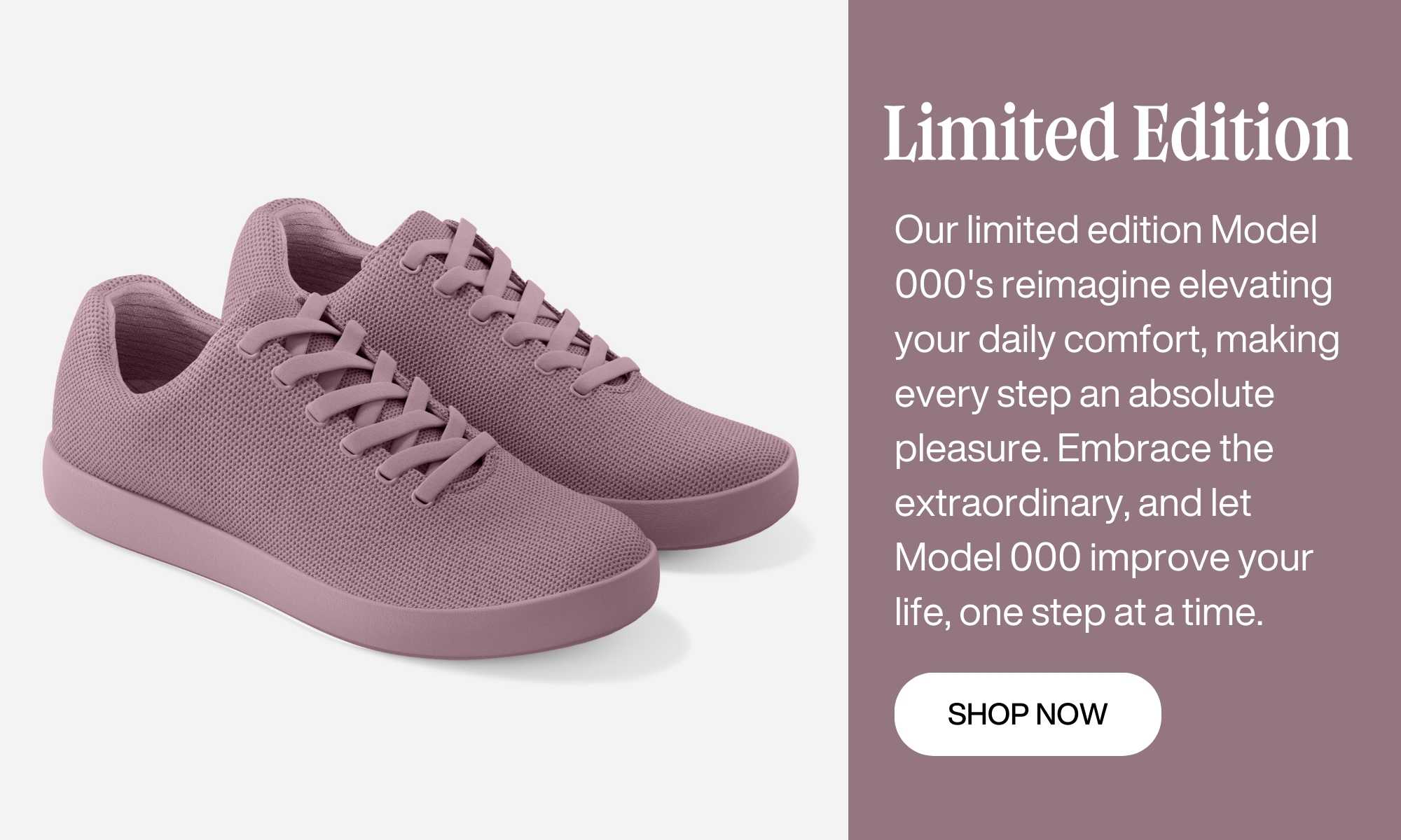 Mauve Model 000 Atoms Shoes