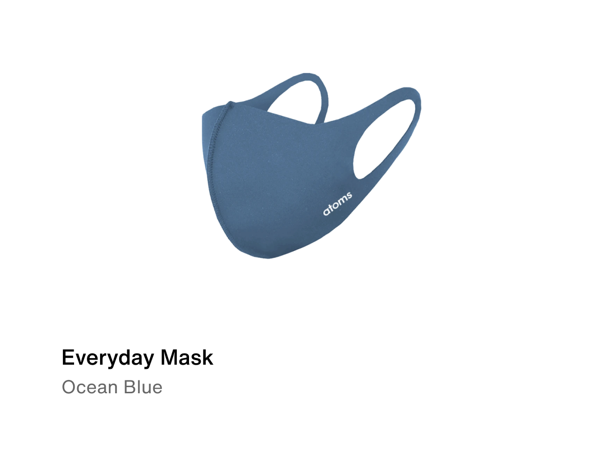 Everyday Mask. Ocean Blue.