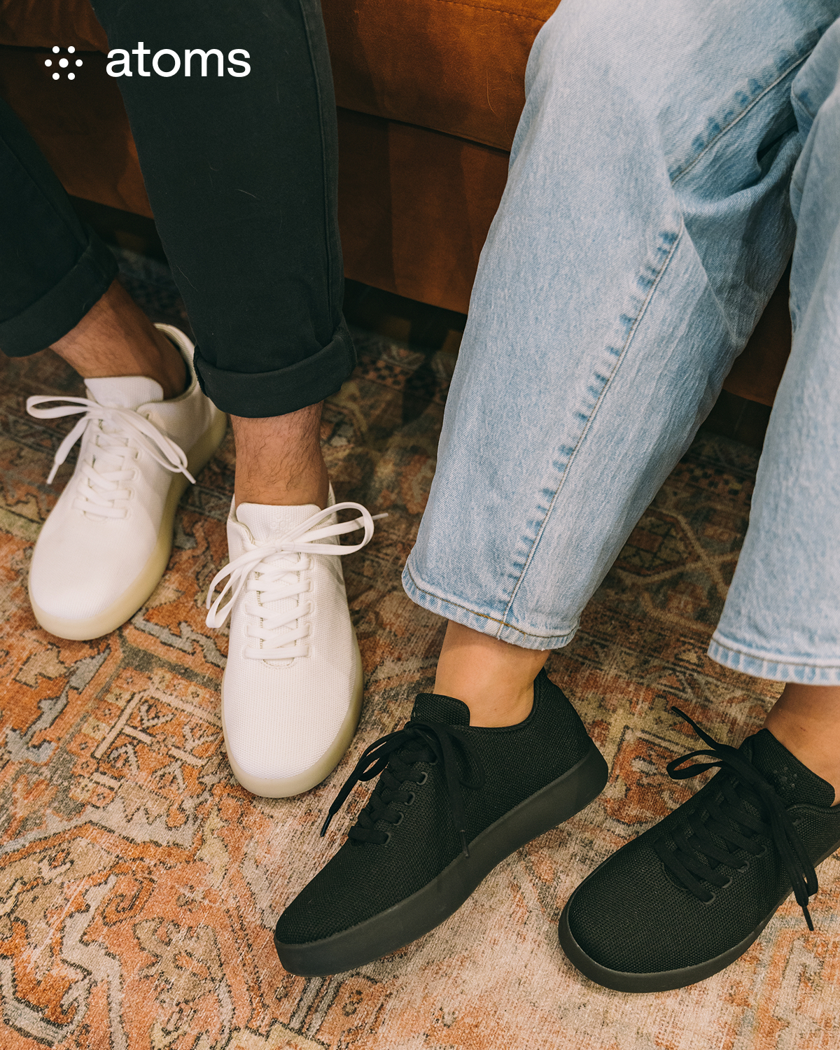 Atoms Model 001 in All White and All Black