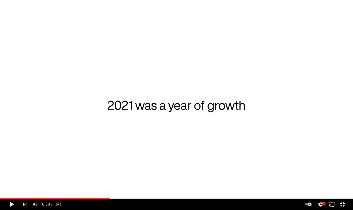 The 2021 End of the Year video for Atoms.