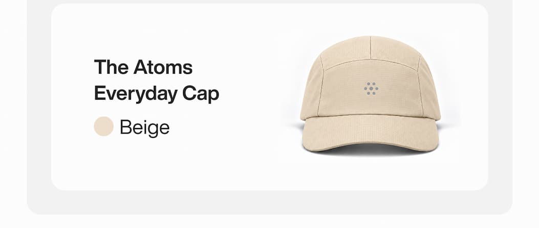 The Atoms Everyday Cap - BLACK