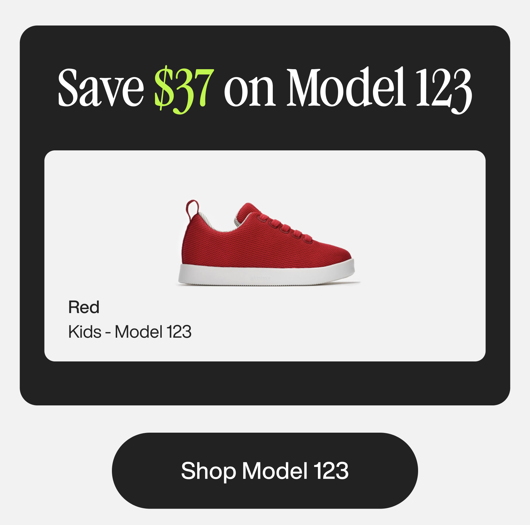 Save $37 on Model 123 Red Model 123. Shop Model 123