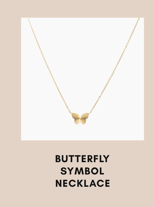 Butterfly Symbol Necklace