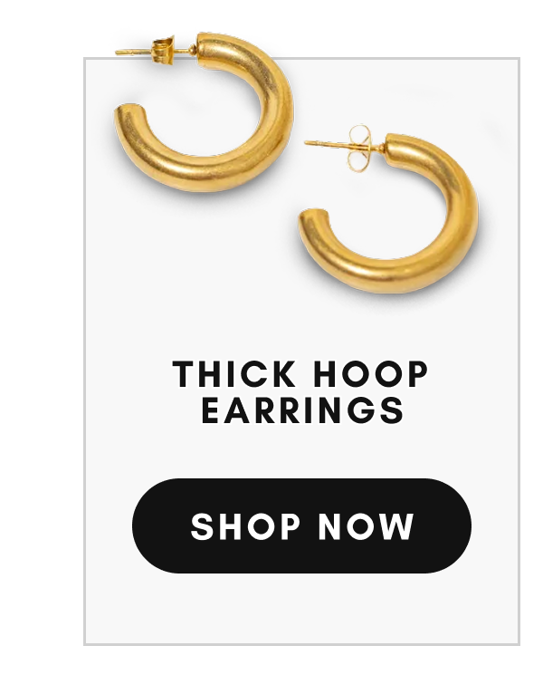 Thick Hoop Earrings