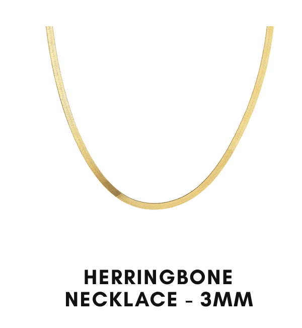 Herringbone Necklace - 3mm