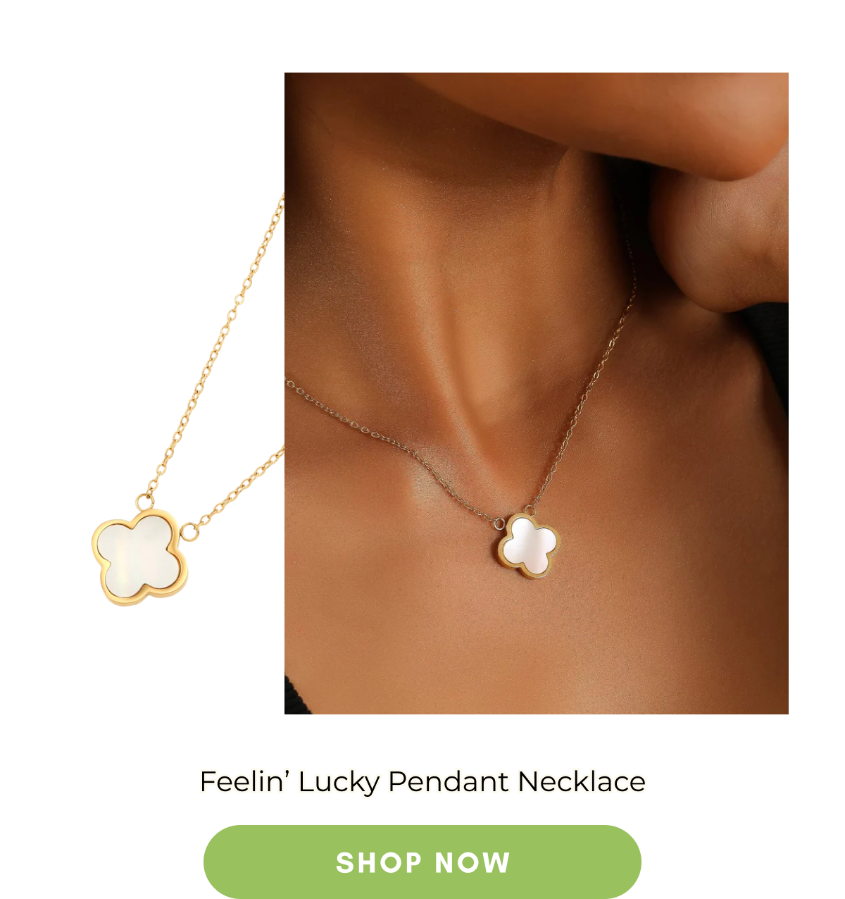 Feelin' Lucky Pendant Necklace