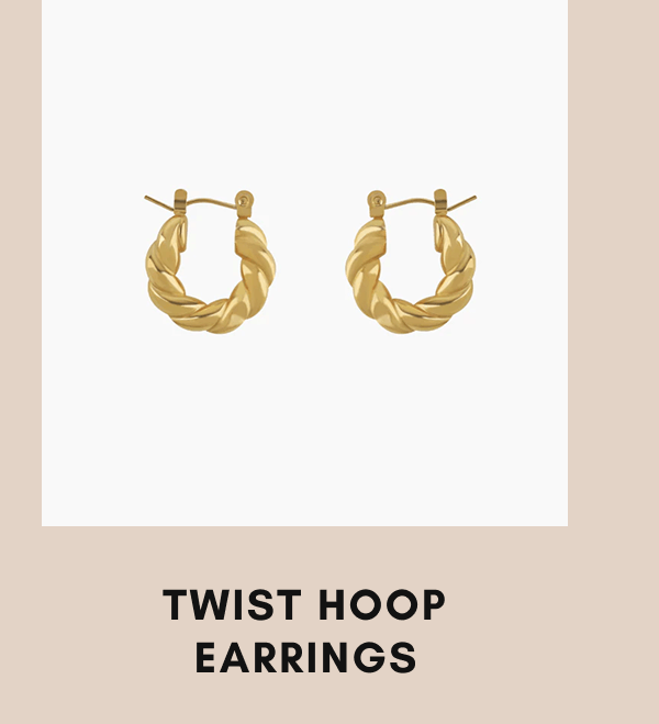 Twist Hoop Earrings
