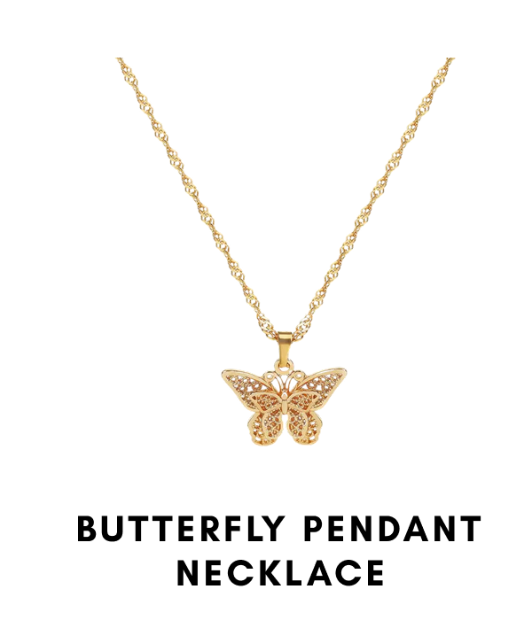 Butterfly Pendant Necklace