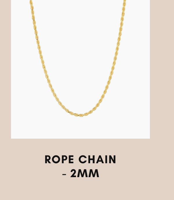 Rope Chain - 2mm