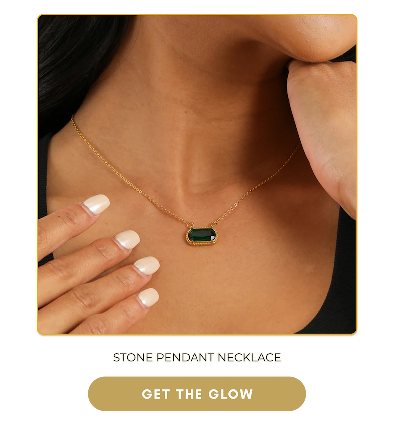 STONE PENDANT NECKLACE