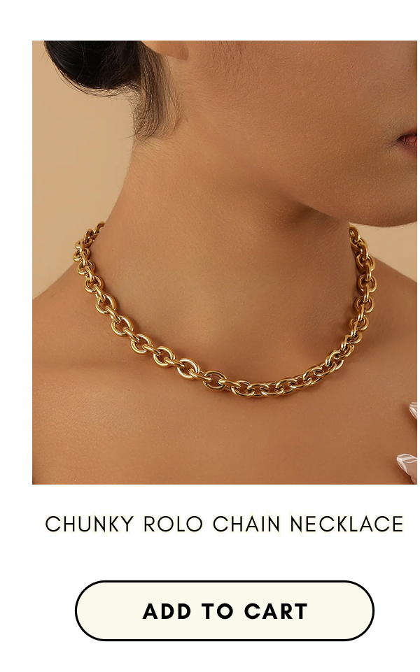 Chunky Rolo Chain Necklace