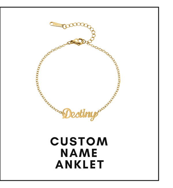 Custom Name Anklet